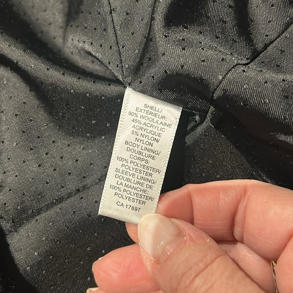 Ladies Banana Republic Wool Pea Coat - Picture 6 of 6